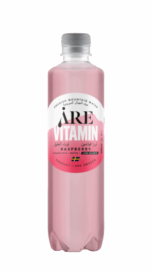 Åre vitamin raspberry bottle