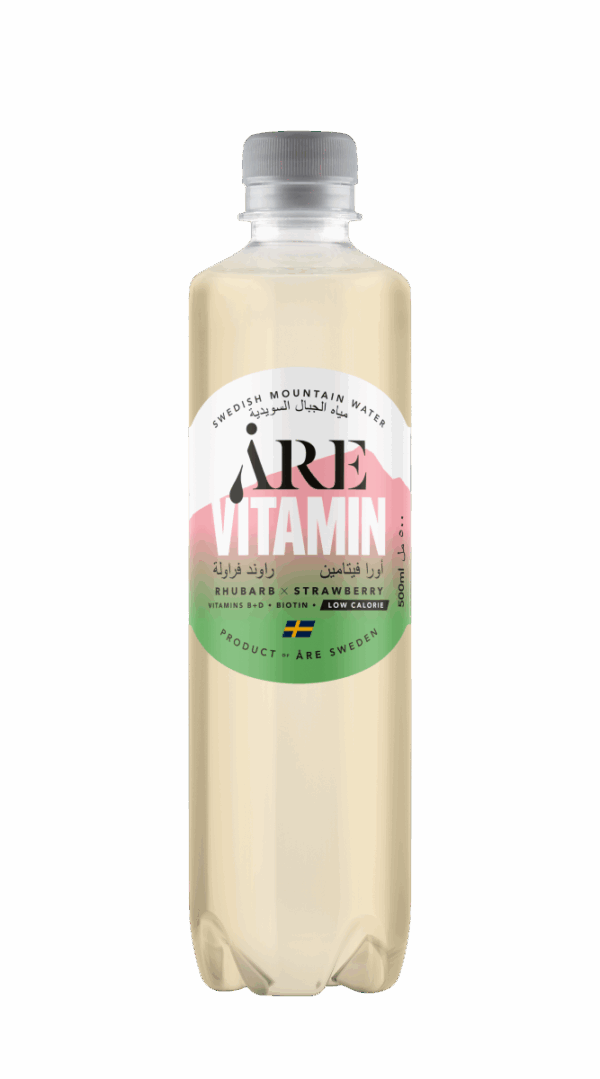 Åre vitamin rhubarb bottle