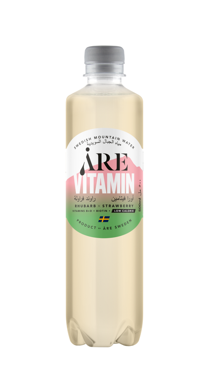 Åre vitamin rhubarb bottle